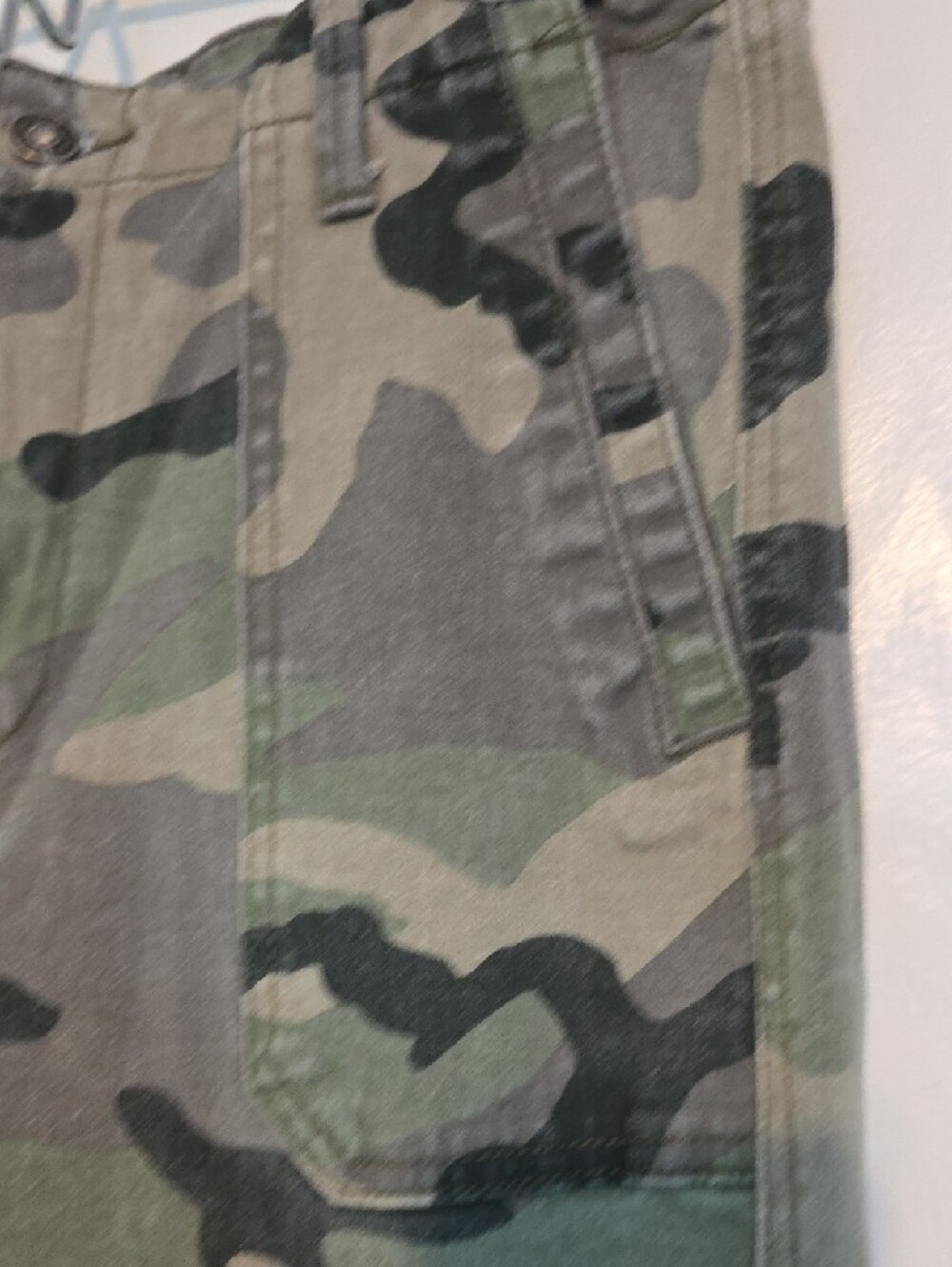 Camo Utility Jogger Pants - Green Woodland Print - Picture 3 of 6